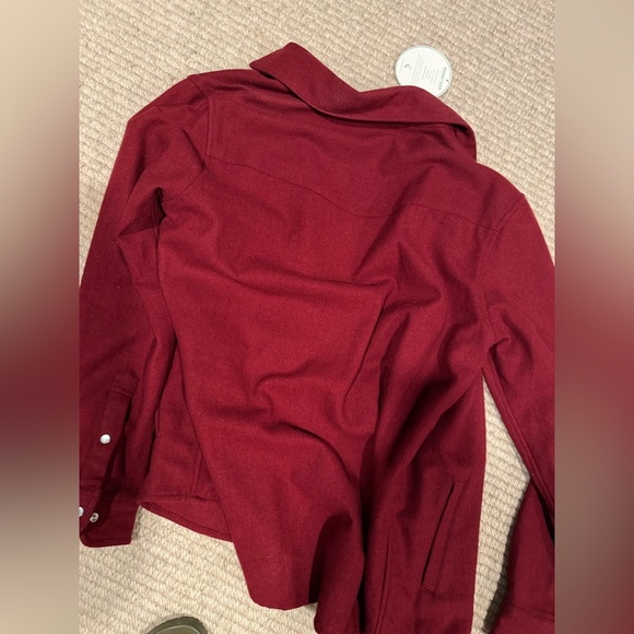 Red Button-Up Shirt - Picture 3 of 3